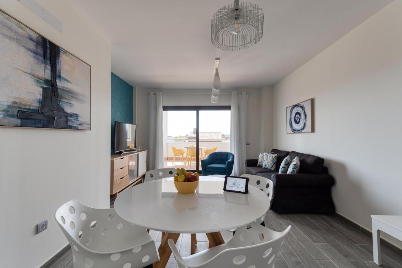 Homeforguest Apartamento En Residencia De Lujo Con Terraza Y Piscina La Guirra ภายนอก รูปภาพ